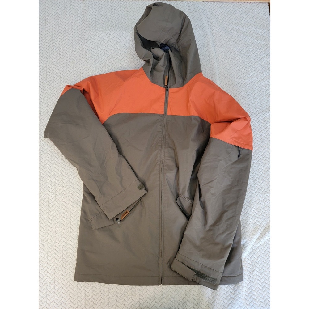 DAKINE Men's DENISON 10K Snow Jacket Snowboard / Ski - Olive Green/Orange- XL -